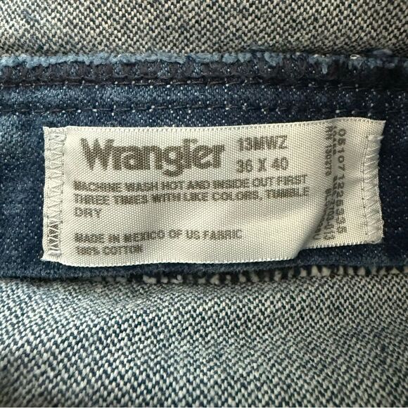 Wrangler Men's Straight Jeans - Blue 36 x 40 - Picture 5 of 5